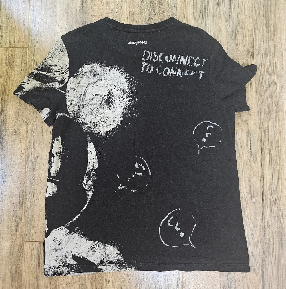 DESIGUAL 100% COTTON MICKEY MOUSE T-SHIRT - Picture 2 of 12